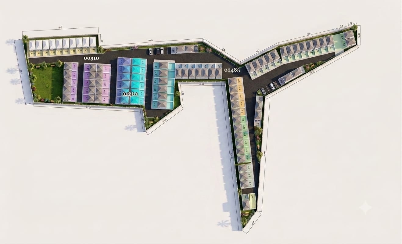 Siteplan Nawa Residence Karang Sari