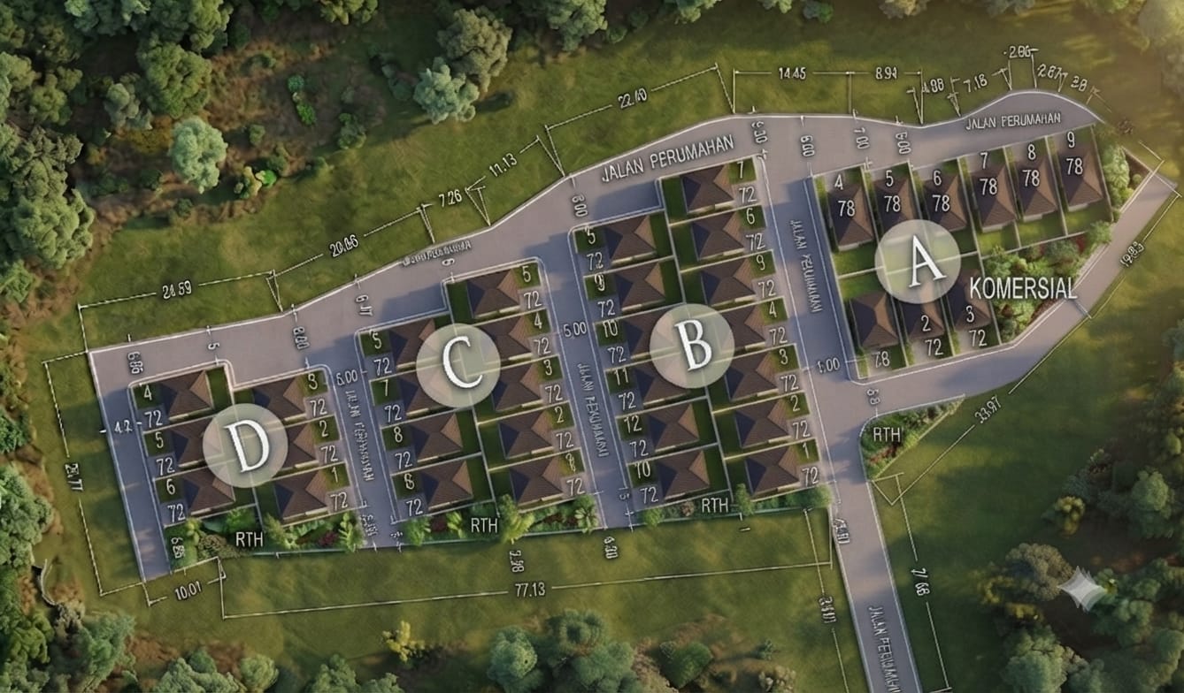 Siteplan Nawa Residence Tanjung Raya